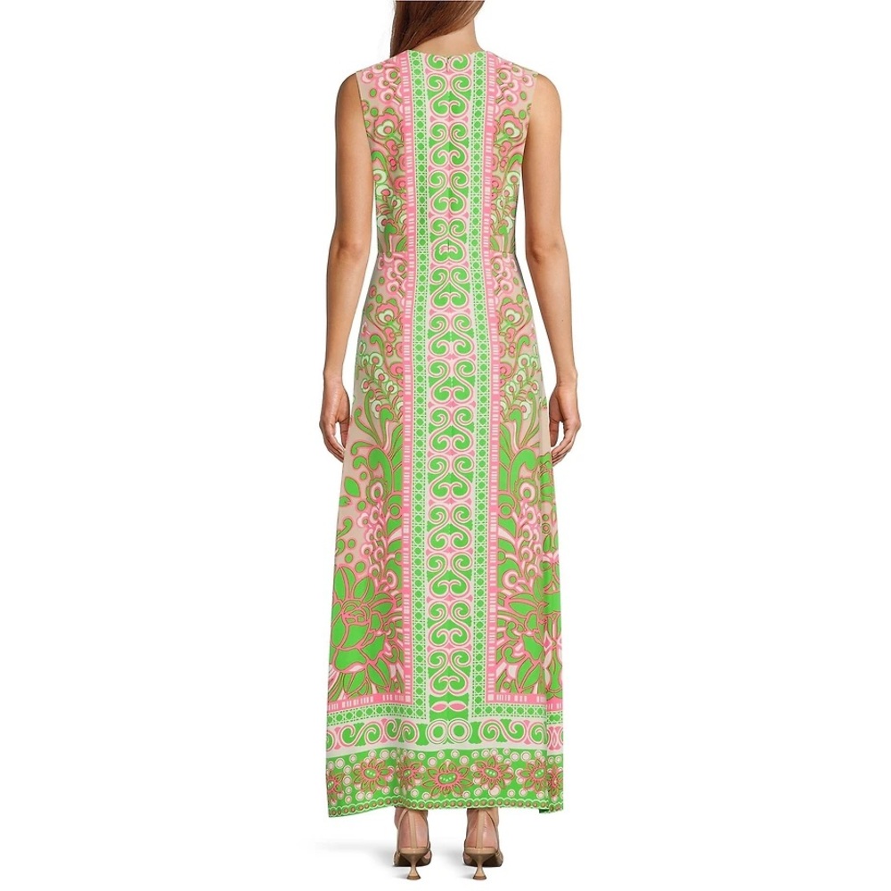 NWT TRINA TURK Novak Sleeveless Midi Dress - Petra Floral - Picture 7 of 10